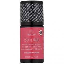 Alessandro Striplac zlupovací UV/LED lak na nechty odtieň 187 Hawaiian Dream 8 ml