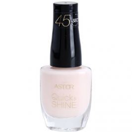 Astor Quick & Shine rýchloschnúci lak na nechty odtieň 101 Delicate Morning 8 ml