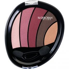 Deborah Milano Perfect Smokey Eye očné tiene s aplikátorom odtieň 02 Rose 5 g