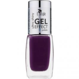 E style Gel Effect gélový lak na nechty bez použitia UV/LED lampy odtieň 15 Hot Plum 10 ml