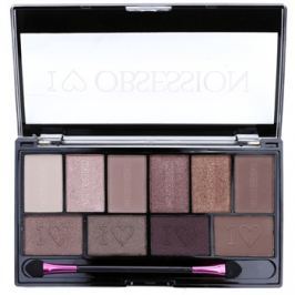 Makeup Revolution I ♥ Makeup I ♥ Obsession Palette paleta očných tieňov (Pure Cult) 17 g