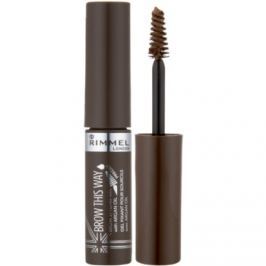 Rimmel Brow This Way gél na úpravu obočia odtieň 002 Medium Brown 5 ml