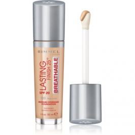 Rimmel Lasting Finish 25H Breathable tekutý make-up SPF 20 odtieň 103 True Ivory 30 ml