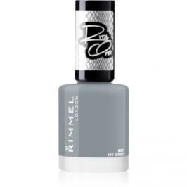 Rimmel Rita Ora lak na nechty odtieň 807 My Grey 8 ml