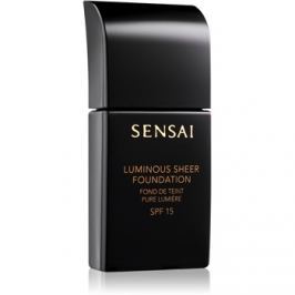 Sensai Luminous Sheer tekutý rozjasňujúci make-up SPF 15 odtieň LS103 Sand Beige 30 ml