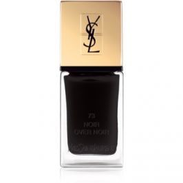 Yves Saint Laurent La Laque Couture lak na nechty odtieň 73 Noir Over Noir 10 ml