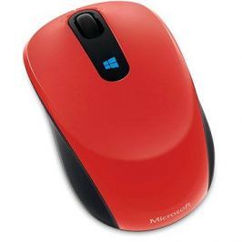 Microsoft Sculpt Mobile Mouse Wireless, červená