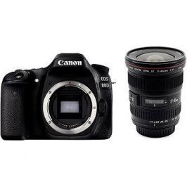 Canon EOS 80D tělo + EF 17-40mm F4 L USM