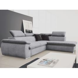 Viera 2F-OTT/BK, svetlo šedá tkanina, pravý roh