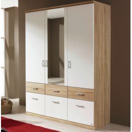 Bremen, 136 cm, dub sonoma/biela