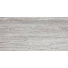 Schodovka Rako Alba šedá 30x60 cm, protišmyk, rektifikovaná DCPSE733.1