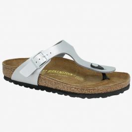 Birkenstock Gizeh Ženy 43851 Ženy Srebrny US 10