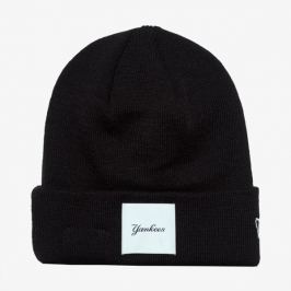 New Era Čiapka Zimná Satin Patch Knit Ny Yankees Blkwhi Doplnky Čiapky 80536192 Doplnky Čiapky Čierna US ONE-SIZE