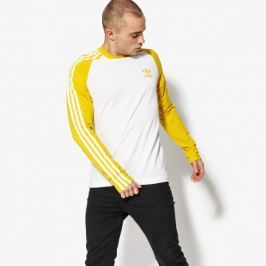 Adidas Tričko Ls 3-Stripes Ls T Muži Oblečenie Tričká Cw1230 Muži Oblečenie Tričká Žltá US L