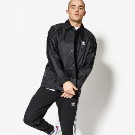 Adidas Bunda Tref Coach-Jkt Muži Oblečenie Jesenné Bundy Cw1313 Muži Oblečenie Jesenné Bundy Čierna US L