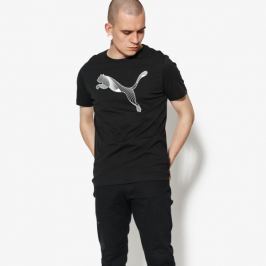 Puma Tričko Ss Cat Logo Tee Muži Oblečenie Tričká 59487601 Muži Oblečenie Tričká Čierna US M