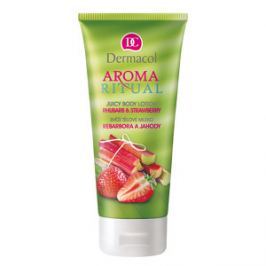 Dermacol Svieža telové mlieko Rebarbora a Jahody 200 ml