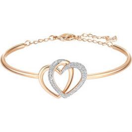 Swarovski Romantický náramok so srdiečkami DEAR 5194838