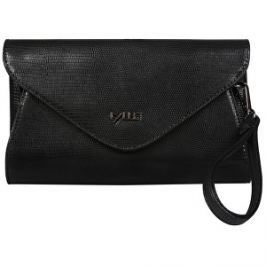 LYLEE Elegantná listová kabelka Bess ClutchBlack