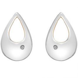 Hot Diamonds Strieborné náušnice Journey DE476