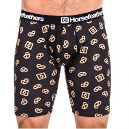 Horsefeathers Pánske bavlnené boxerky Sidney Long Pretzles AA902R S
