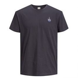 Jack&Jones Pánske tričko Jorcart Tee Ss Crew Neck 12137805 Asphalt S