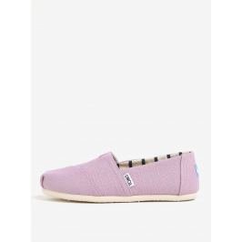 Fialové dámske slip on TOMS