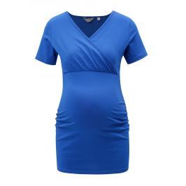 Modré tehotenské tričko Dorothy Perkins Maternity