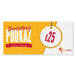 Darčekový poukaz 25 € na nákup v Chefshop.sk