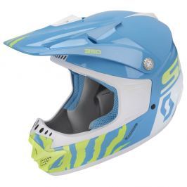 SCOTT 350 Race Kids blue-white - S (47-48)