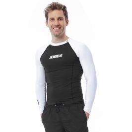 Jobe Rashguard s dlouhým rukávem čierno-biela - S