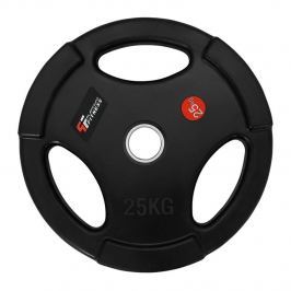 Platinum Fitness Pogumovaný olympijský kotouč 25 kg