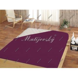 Matějovský prestieradlo Jersey fialová, 200 x 220 cm